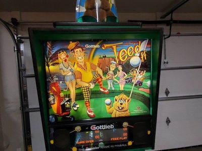 Tee'd Off pinball with Topper