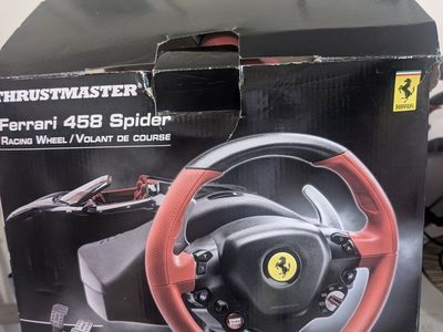 Thrustmaster Ferrari 458 Spider Racing Wheel & Pedals for Xbox One / Series X|S