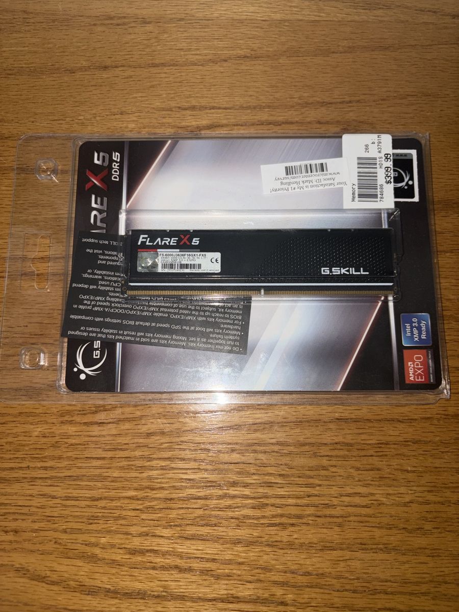 G.SKILL Flare X5 16GB DDR5 6000MHz RAM Single Stick - New