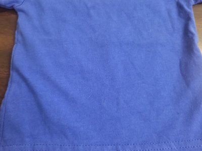 Rabbit Skins Baby Blue Short Sleeve T-Shirt Size 6 Months 100% Cotton