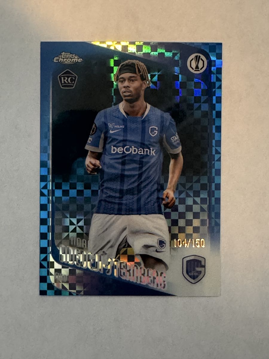 2025 Topps Chrome Noah Adedeji-Sternberg  Blue X-Fractor /150