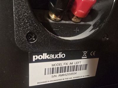 Polk Center and surround speakers