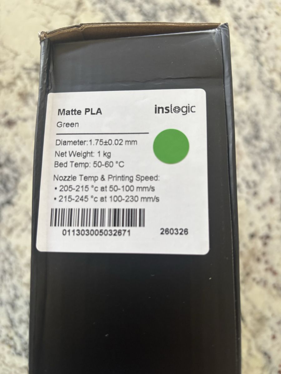 Inslogic Matte PLA - Green