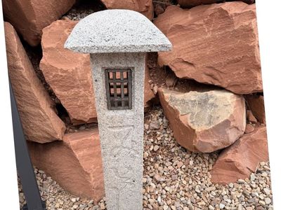 Japanese Stone Garden Lantern Pagoda Tachi