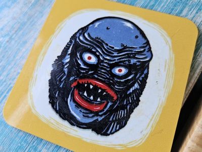 test - Creature from the Black Lagoon Coaster - Universal Monsters Horror Film Collectible
