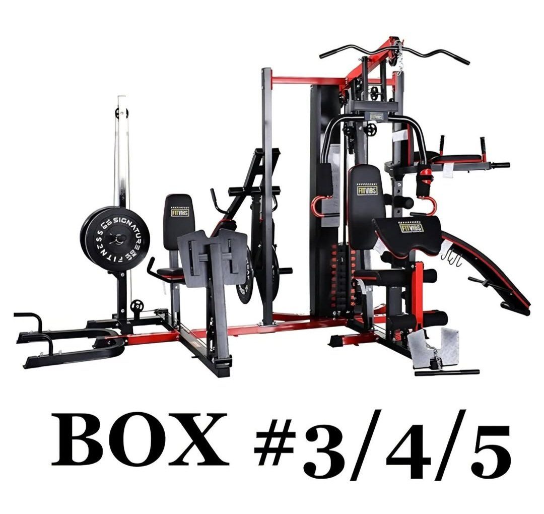M750 Model Box 3/4/5 Fitvids Multifunctional Home Gym System Workout Station with Leg Extension and