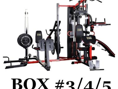 M750 Model Box 3/4/5 Fitvids Multifunctional Home Gym System Workout Station with Leg Extension and