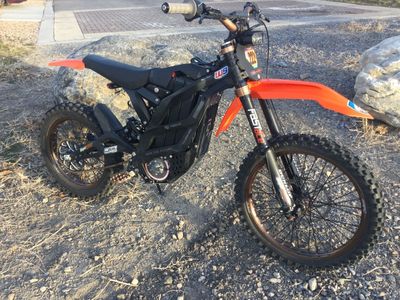 79 bike Falcon Pro Electric Dirt Bike Orange Fenders - Off-Road E-Bike make offer/ no trades
