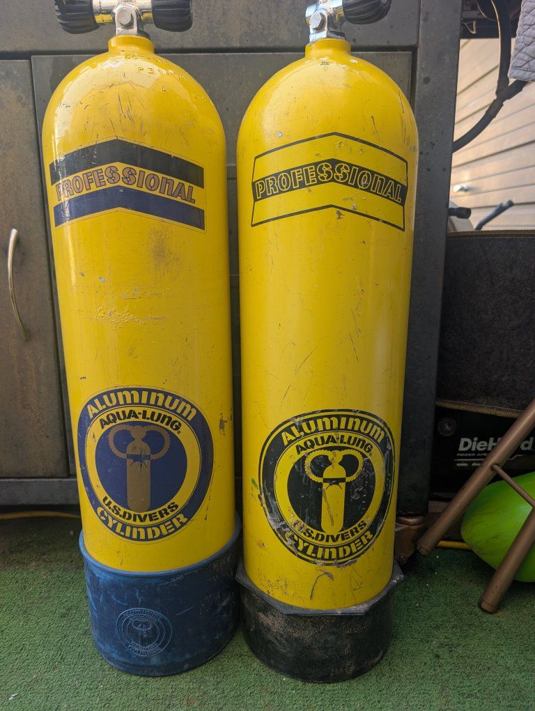 Vintage Scuba Diving Tanks!
