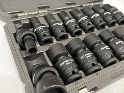 GEARWRENCH Metric Universal Impact Socket Set with Storage Case