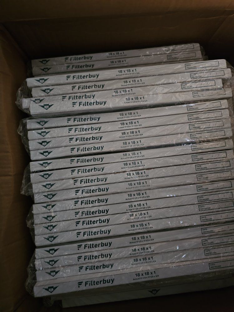Filterbuy 18x18x1 filters box of 32