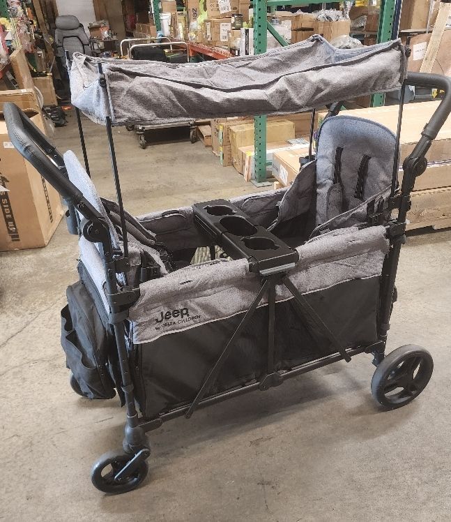 OUT OF THE BOX - JEEP ARIES 2 SEAT STROLLER WAGON - $240 obo
