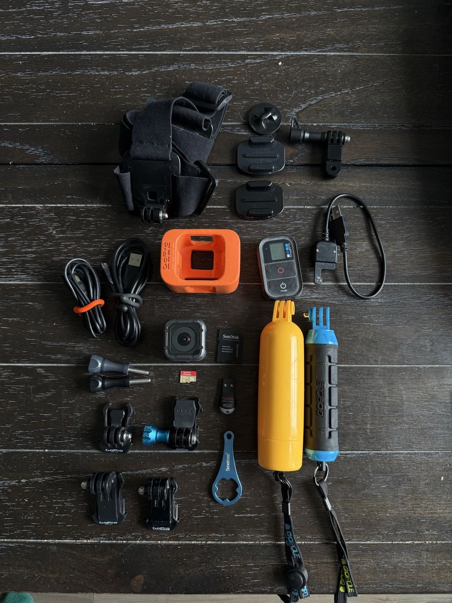 GoPro Hero 5 Session Action Camera Bundle with Mounts & Accessories