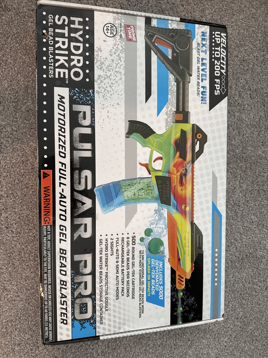 Prime Time Hydro Strike Pulsar Pro Motorized Full-Auto Gel Bead Blaster 5000 Beads