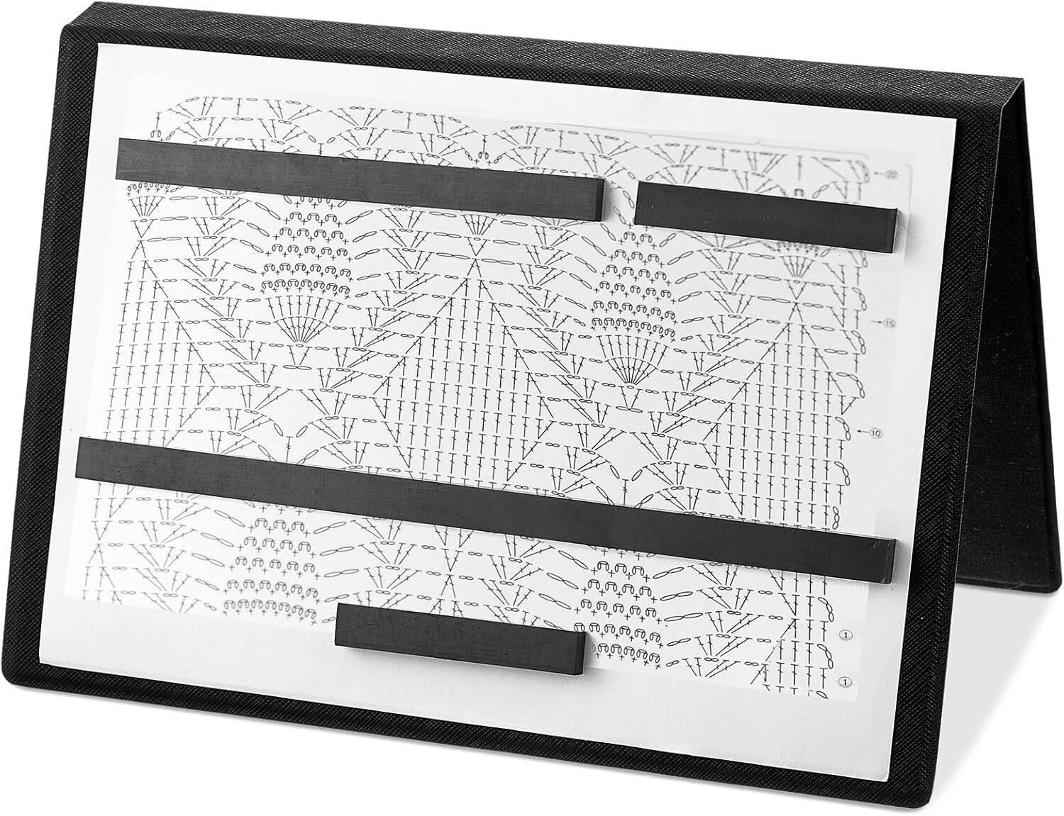 Knitting-Crochet Pattern Holder, magnetic