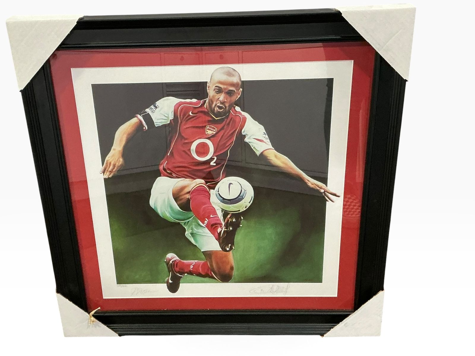 Controlling The Ball Signed by Thierry Henry