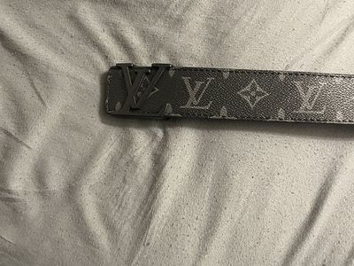 Louis Vuitton M9808 Monogram Eclipse Initiales Reversible Belt 90/36