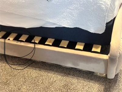 Bed frame, headboard and footboard