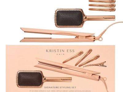 Kristin Ess KES0570 Hair Signature Styling Set 3-in-1 Ceramic Flat Iron 1898355 #103192