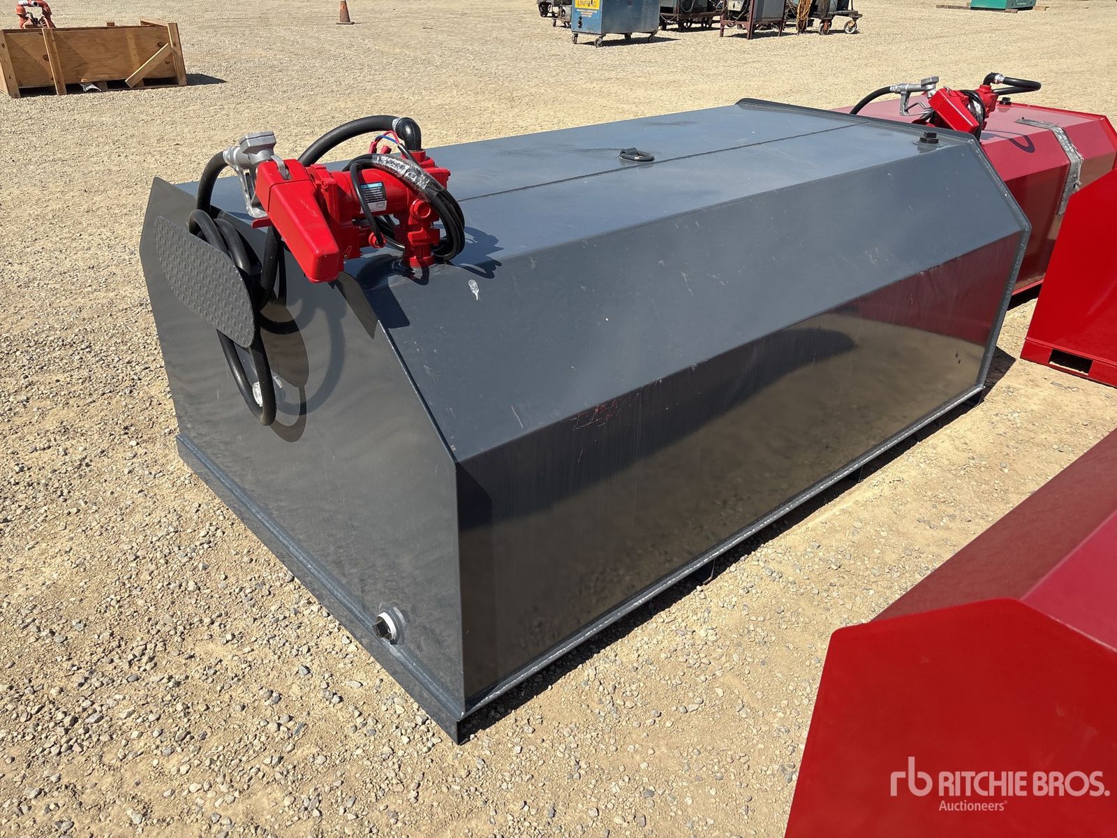 New 750 gal Skid Mounted Steel Fuel Tank