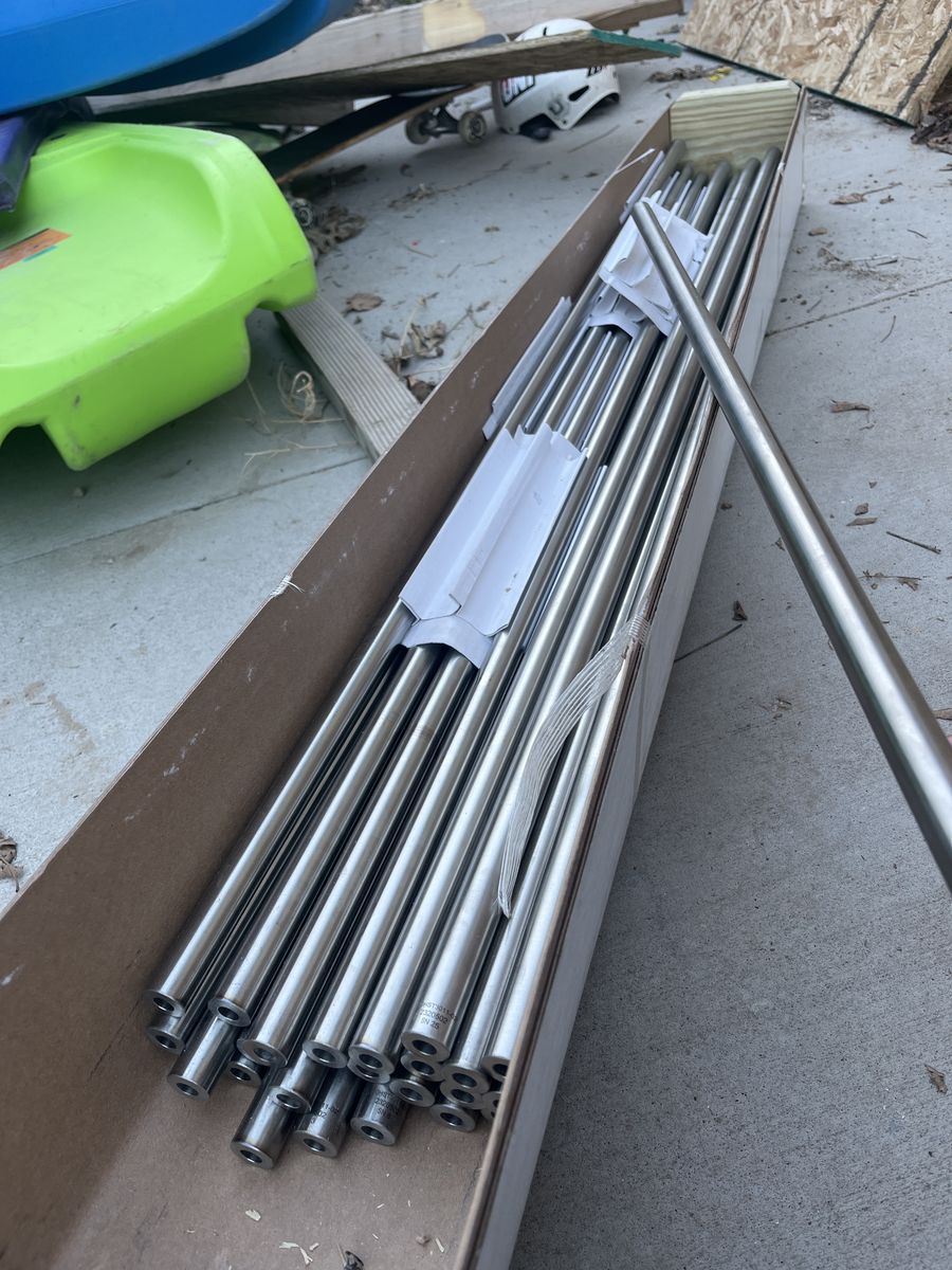 135 Pounds Of Stainless Steel Pipes
