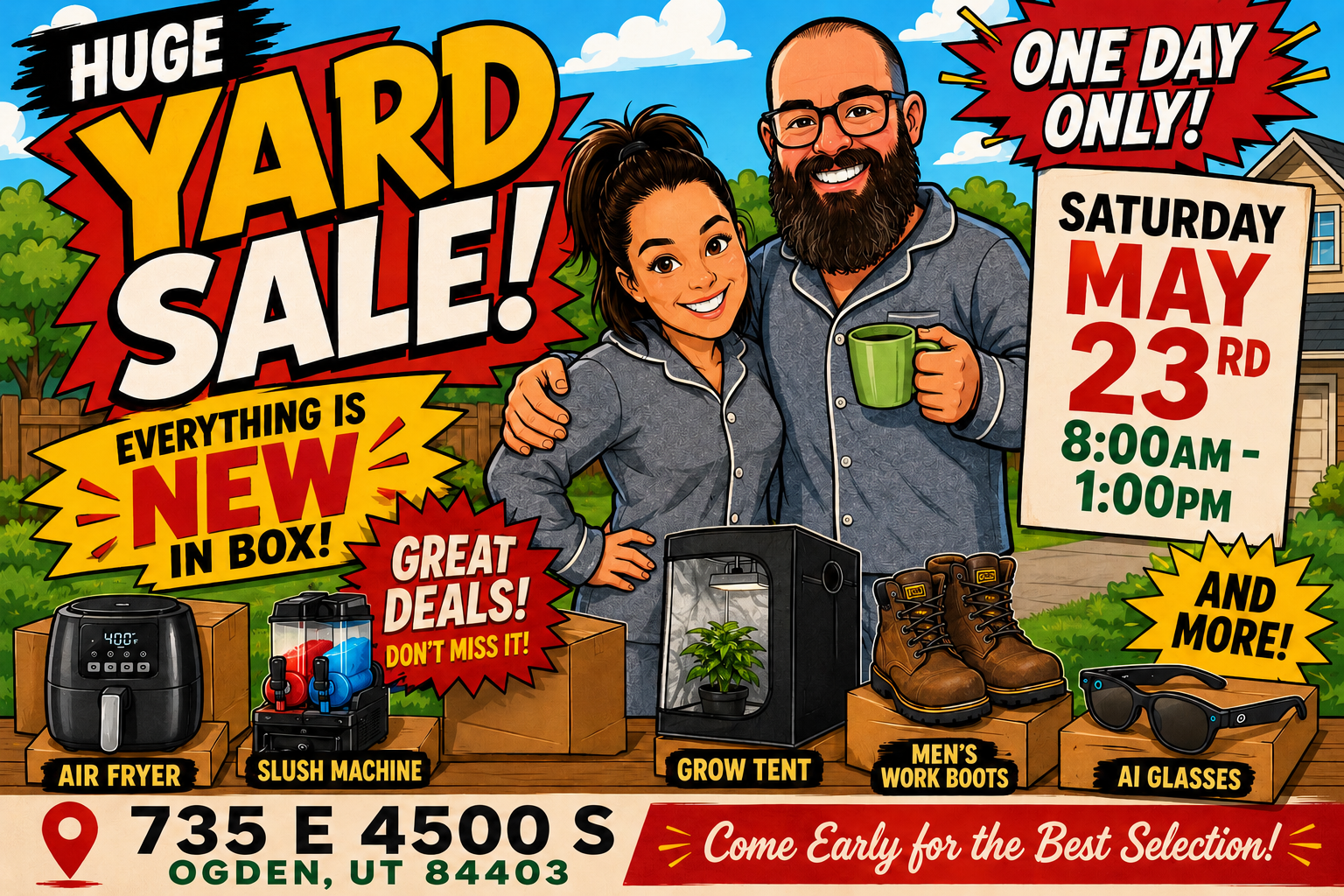 Huge Multi-Fam Yard Sale