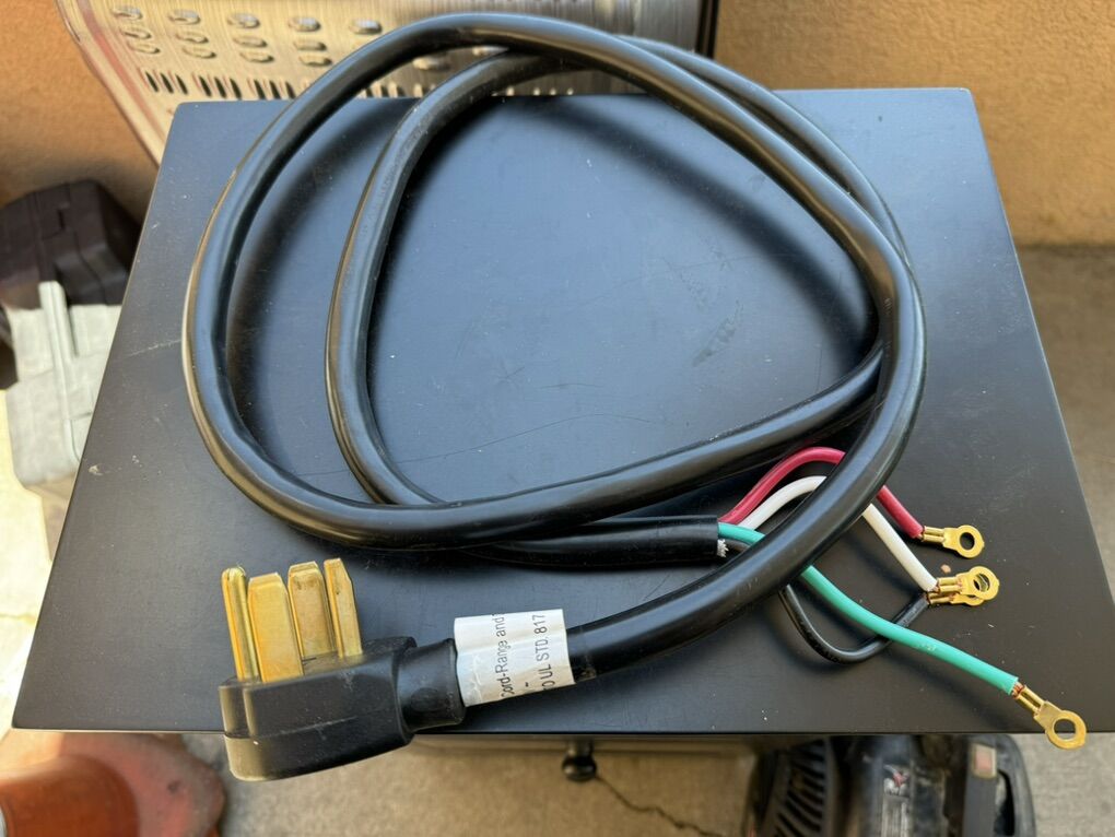 Power Cord With 4 Wires for Dryer