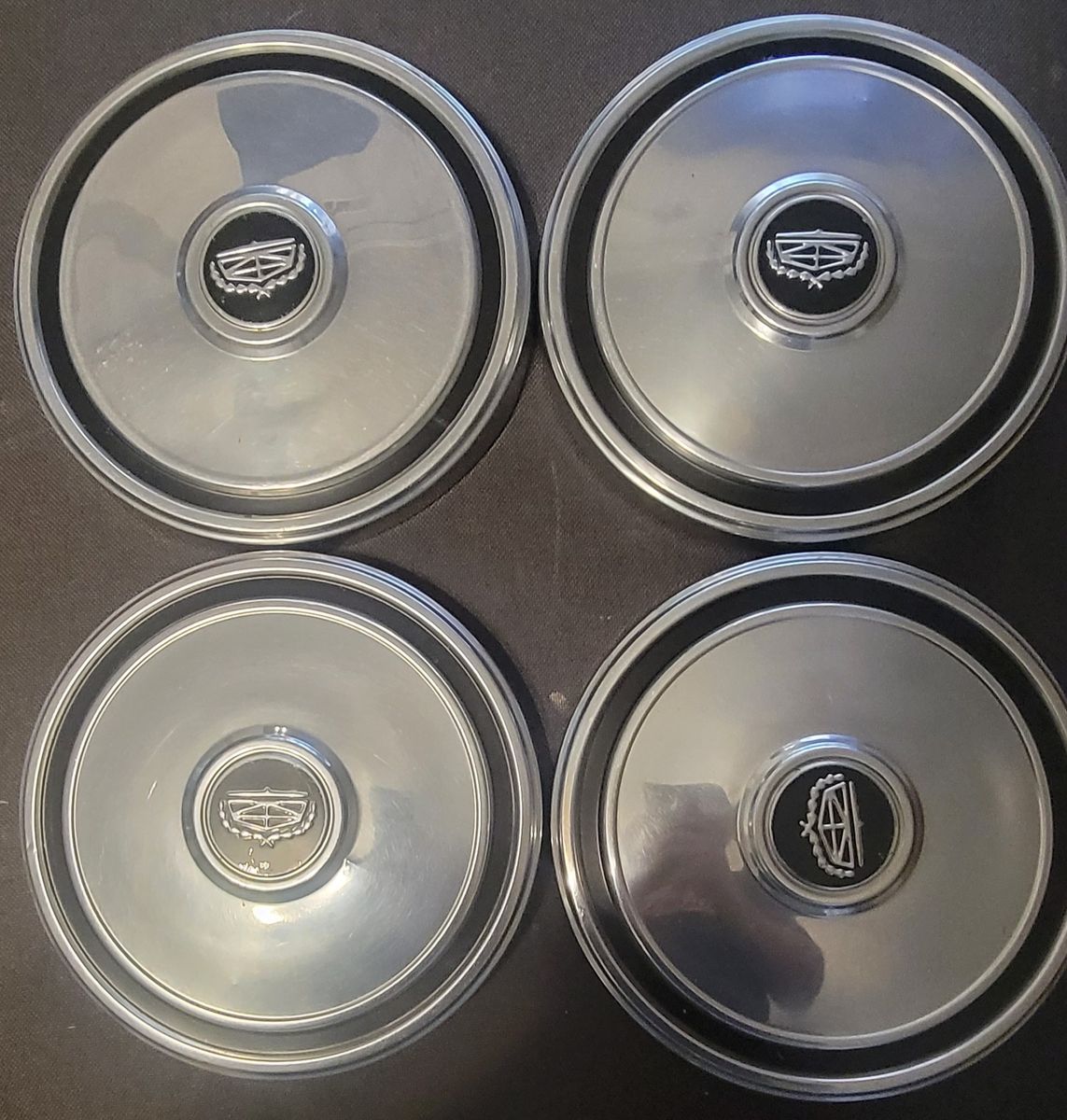 Set of 4 Vintage OEM 1972-1976 Ford Torino Ranchero 10.5" Dog Dish Poverty