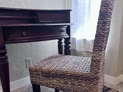 Natural woven chair