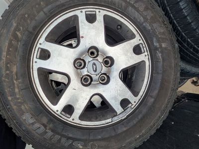 Ford OEM 16” Alloy Wheels & Sailun Terramax H/T Tires – 5x4.5 Bolt Pattern
