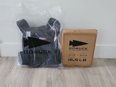 New- GORUCK Weight Vest and Plates Bundle