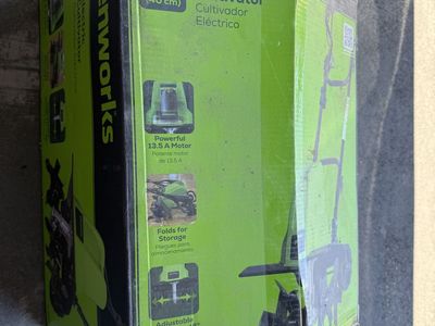 New Greenworks Electric corded cultivator