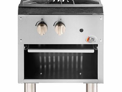 Cooking Performance Group CPG-SP-18-N Natural Gas Stock Pot Range - 80,000 BTU