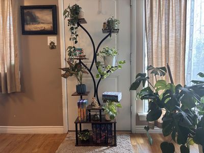 7 Tier Plant Stand w/ Grow Lights – Indoor Garden Shelf – 5ft Tall