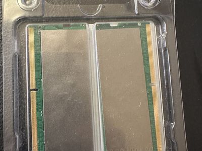 2x8GB 4800GHz DDR5 SODIMM Laptop RAM (16 GB total)
