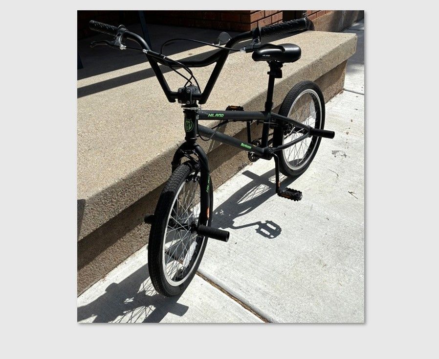 Hiland Redeem 1.0 20” BMX Bike – Gyro, Brakes & 4 Pegs PRICE REDUCED
