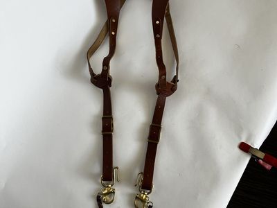 Rose Anvil Leather Camera Harness Straps for Dual Cameras - Brown