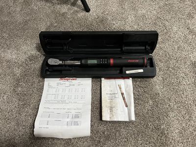 Snap-On ATECH2FR100B TechAngle Electronic Torque Wrench 5-100 ft-lb 3/8" Drive
