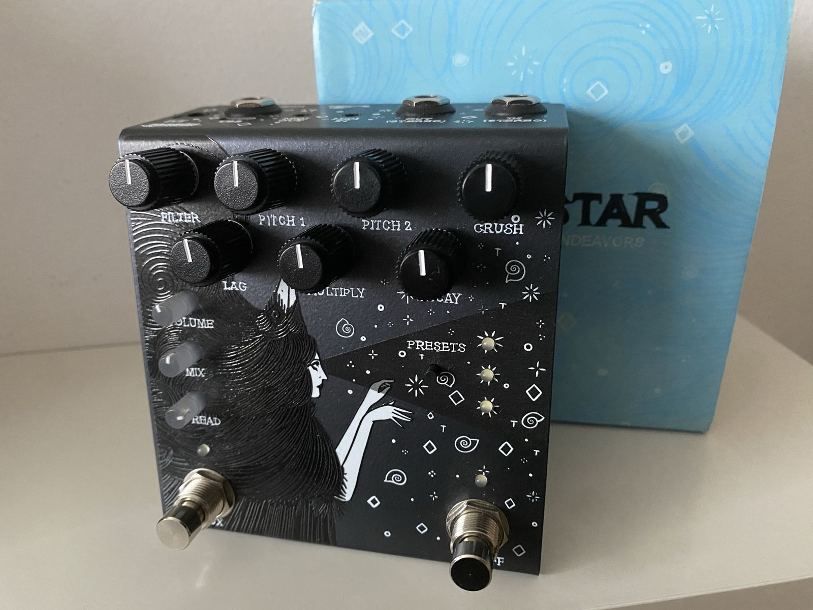 OBNE Dark Star V3 Reverb Pedal