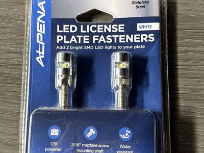 LED License Plate Fasteners