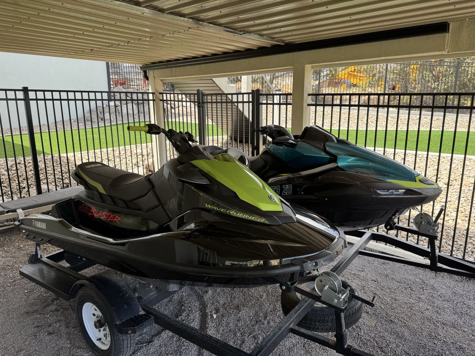 2022 Kawasaki 310x (supercharged) and 2023 Yamaha Jet Blaster withTrailer