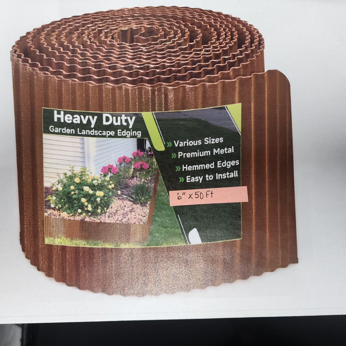 Corrugated Garden Edging & Metal Edging Stakes