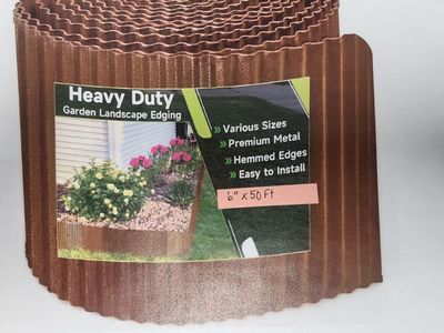 Corrugated Garden Edging & Metal Edging Stakes