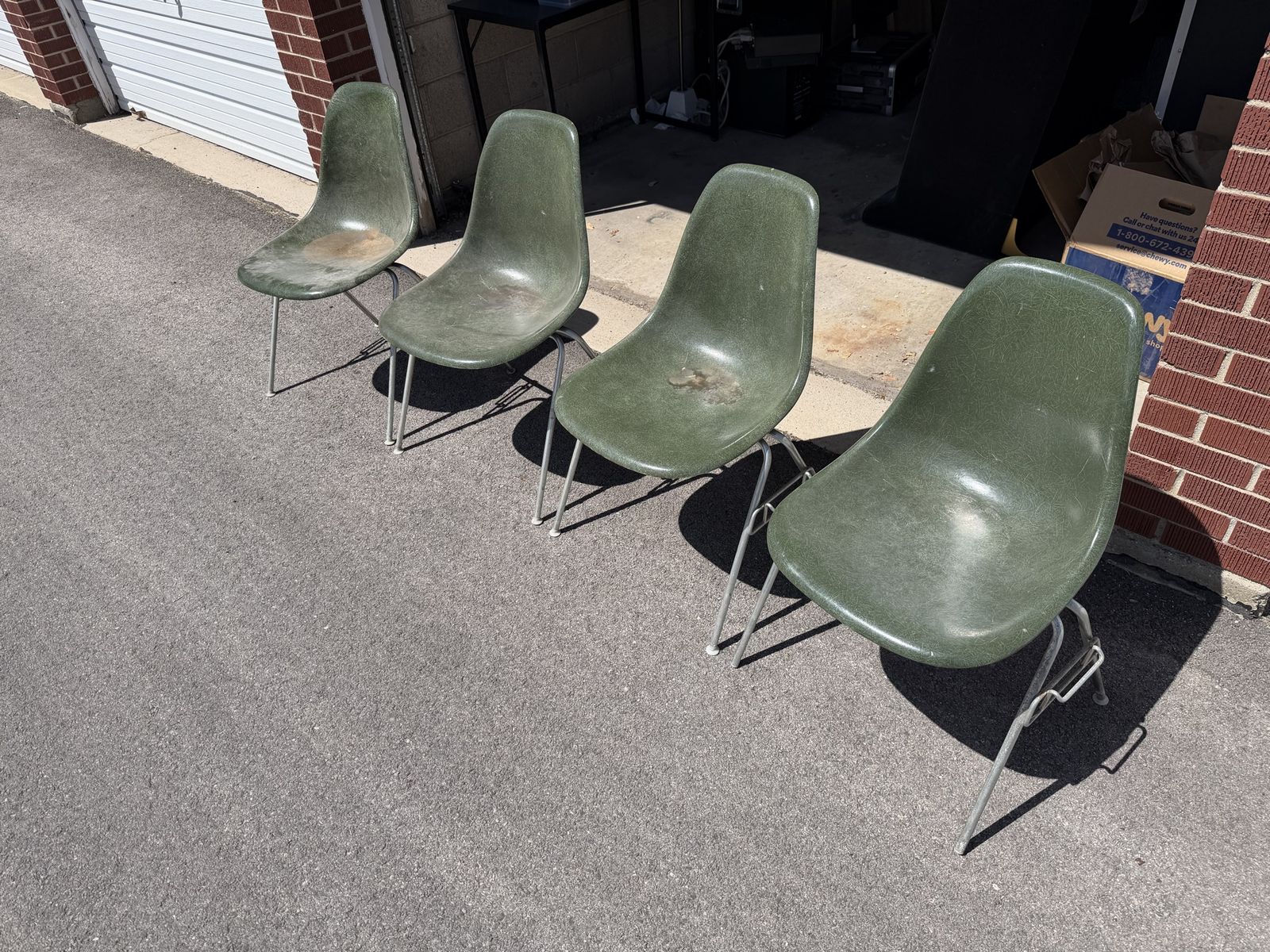 Vintage Herman Miller chairs