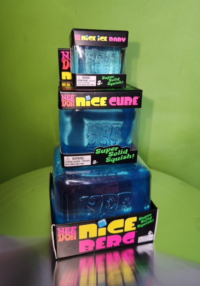 Needoh Bundle - Nice Berg, Nice Cube, Nice Ice Baby - BLUE