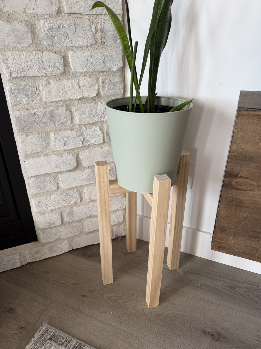 Tall Indoor Wooden Plant Stand