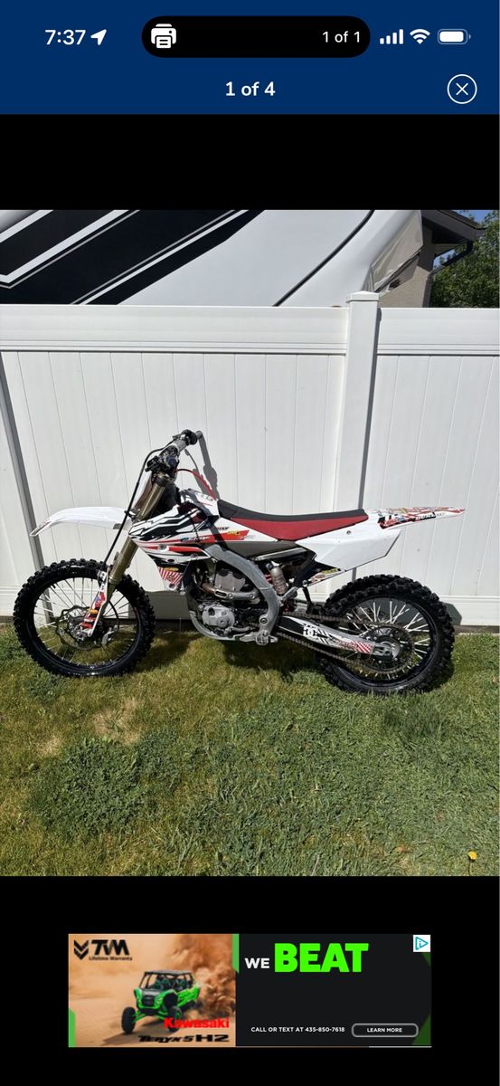 2014 Yamaha YZ250