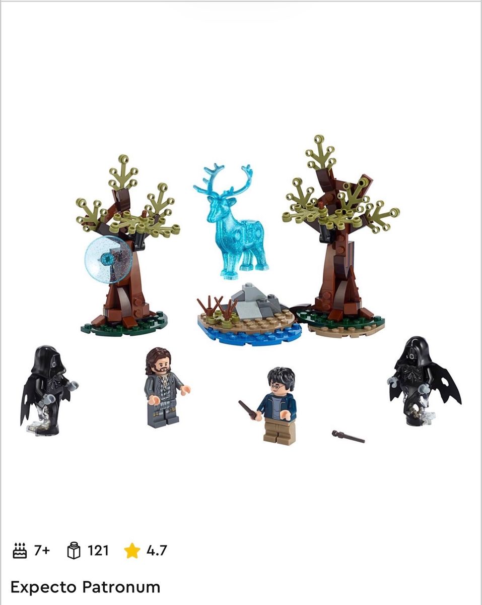 LEGO Harry Potter Expecto Patronum Building Kit with Harry Potter Minifigure & Dementors