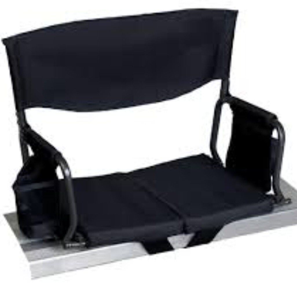 Padded chair with back for sports games
