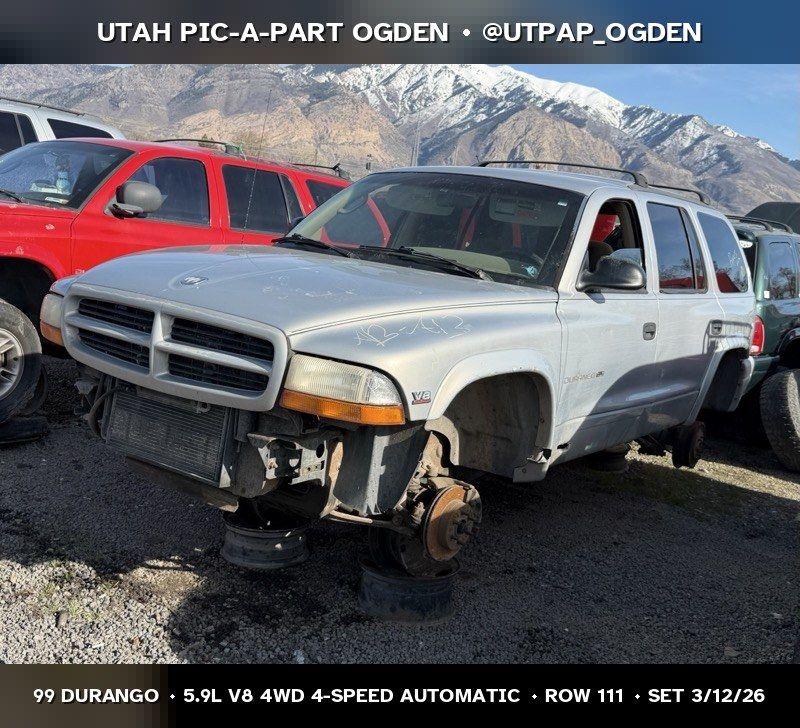 1999 Dodge Durango Parts - UTPAP Ogden